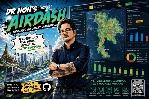 Dr Non's AIRDASH — Thailand's Air Quality Dashboard
